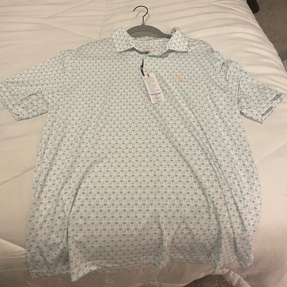 Rhoback Performance Polo Golf Print